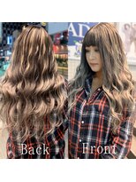 あるじゃんすー さいたま店&nbsp;セピアベージュ#シールエクステ#無造作カール#エクステ#大宮