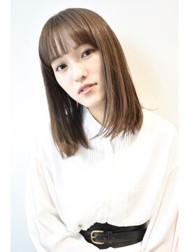 ビーハイブアヴェダ PARCO2店(BEHIVE AVEDA) 【ＢＥＨＩＶＥ及川】ストレートミディ