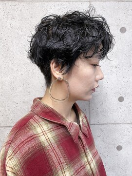 ア セカンド 清藤美容室第弐號(a sekand) [a sekand]リアルパーマ×ショートボブスタイル