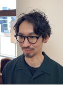 男性おしゃれパーマ