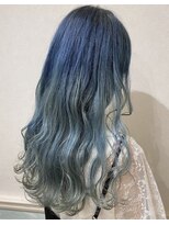 ヘアーサロン リアン 熊谷2号店(hair salon Rien) ブルーグラデーションカラー☆