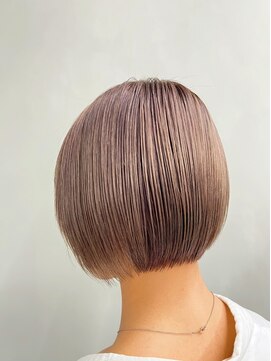 ダブル(W) compact Bob × milk tea beige