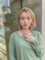 ロンドアジュール 横浜(Lond azur) 【阿部もえる】ハイトーンボブ