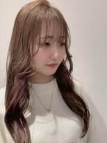 ネオヘアー 曳舟店(NEO Hair)&nbsp;インナーピンク/インナーカラー/ピンクベージュ/曳舟