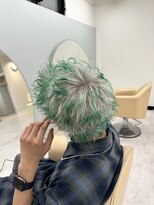 デコヘアーチーノ(DECO HAIR Ccino)&nbsp;ホワイト/グリーンカラー