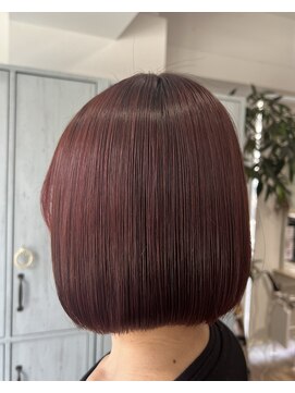 シュシュバイジャガラ 千葉駅北口店(chou chou byJAGARA) ピンクレッドブラウン【chouchou千葉・千葉駅】