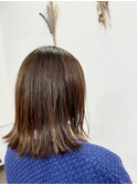 ミディアムボブ__切りっぱなしボブ__外ハネボブ__20代30代40代
