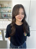 ふんわりレイヤー×グレージュカラー