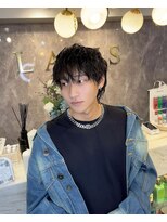 ラピス テラス 渋谷(Lapis terrace) ウェット　パーマ　スタイル