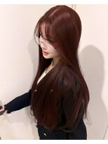 リンドトウキョウ ウメダ(LINDO TOKYO)&nbsp;レッドカラー　ワインレッド