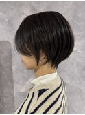 大人可愛い丸みショート/ひし形ショートボブ