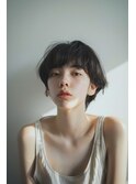 ショートレイヤー/顔まわり/顔まわり/【lana hair 新宿】