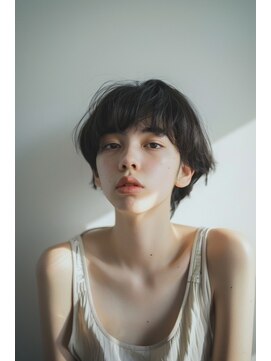 ラナ 新宿(lana) ショートレイヤー/顔まわり/顔まわり/【lana hair 新宿】