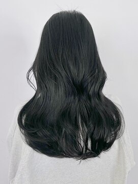 アルバム 新宿(ALBUM SHINJUKU) 透明感カラー黒髪ネビージュオリーブカラー_ba513771