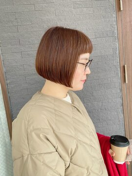 ヘアースイッチ(HAIR SWITCH) ミニボブ　オレンジカラー