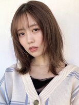 ユアーズヘア 神楽坂はなれ店(youres hair)&nbsp;レイヤーカット/顔周りカット/ベージュカラー/髪質改善