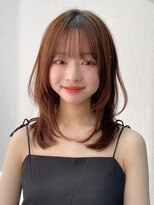 エトラ 渋谷店(etora) 小顔 フェミニンロング メルティーカラー 似合わせカット"