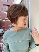 ダヴィン 中目黒(DaVin)&nbsp;【DaVin中目黒】マッシュショート 顔周り ミルクティーベージュ