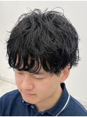 シャドウパーマ/色気ある無造作パーマ