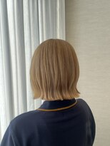 シエル 福山駅前店(CIEL)&nbsp;ボブ × ミルクティベージュ/20代/30代/40代/50代