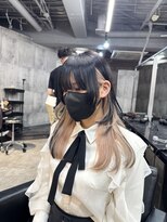 メゾン 心斎橋店(Maison)&nbsp;ミルクティーベージュ×ブラック