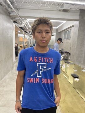 スー 渋谷(suu) メンズカットメンズショートスパイキーショートピンパーマ渋谷