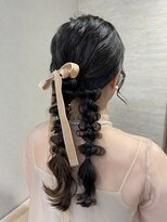 ランリ 金山 名古屋(Ranri)&nbsp;【編みおろしツインポニー】　金山/名古屋/東別院/ヘアアレンジ