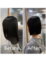 ヘアサロン ドットプラス 町田店(dot. plus)&nbsp;タッセルボブ/町田【フジタアヤコ】