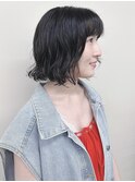 ＊ゆるふわパーマボブウェーブニュアンスパーマ大人ボブパーマ