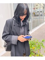 ヘアーズルネッタアベノ(HAIR'S Lunetta abeno)&nbsp;【大阪/天王寺】レイヤー/ブルーブラック/20代/30代/40代/50代