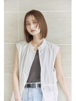 リータ ハッピーヘアライフ 久宝寺店(riita happyhairlife)&nbsp;タッセルボブ/切りっぱなしボブ/長めボブレイヤー/大人長めボブ