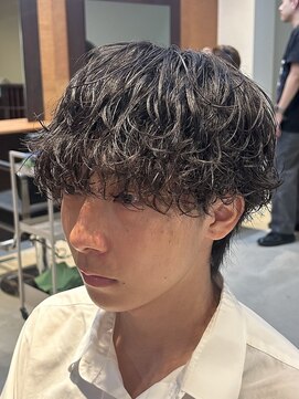 アトラクト バイ ラック 津田沼(Attract by LUCK) 波巻きスパイラルパーマ/津田沼/メンズパーマ/ブリーチ/カラー