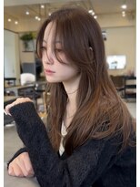 コート 表参道(Cote)&nbsp;レイヤーカット 顔周りレイヤー ロングレイヤー 艶カラー