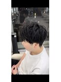 春◎爽やか◎マッシュパーマなしビジネス時短スタイリング