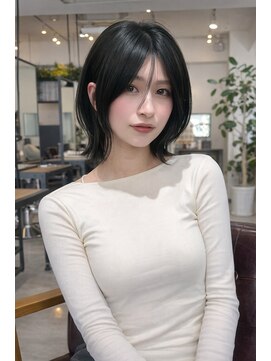 コート 青山(Cote) 20代30代40代50代王道くびれレイヤーヘアオリーブグレージュ