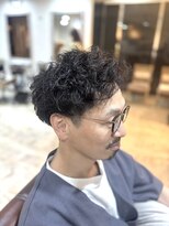 オリジンバイティアラ 横浜桜木町(ORIGIN by TIARA)&nbsp;【men's style】アップバングショート×シャドウパーマ