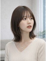 ニュースアオヤマ 新潟(news aoyama) くびれミディアム/髪質改善トリートメント/ハイライト/新潟/青山