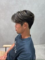 メンズ レガロ 八尾(MEN'S regalo)&nbsp;波巻きパーマラウンドマッシュソフトモヒカンオールバック短髪