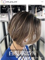 アンドグレイ 千葉船橋店(and gray.) 白髪率35%