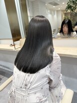 アオ(Ao) 髪質改善カラー、オリーブグレージュ
