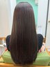 【カット+低ダメージ縮毛矯正】
