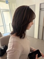 ローレンアオ(LOREN AO)&nbsp;ダークパープル/ナチュラルショート/ミルクブラウン/夏/矢場町