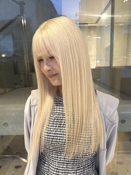 ヲタク 渋谷 代官山 恵比寿(wotaku.) ホワイトブロンド抜きっぱなしブロンドハイトーンケアブリーチ