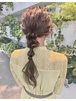 オーセンヘア(AUTHEN.HAIR) (mutsumi.)ヘアセット*編みおろし