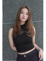 アンジェリカラボ 梅田店(ANGELICA LABO)&nbsp;レイヤーカット×韓国ヘア×顔まわり×髪質改善【川又】