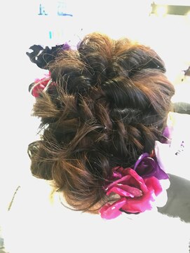 ヘアー アトリエ エゴン(hair atelier EGON) 2017成人式のアップスタイル(３スタイル)