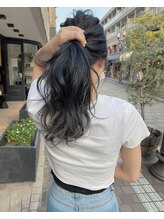 ヘアメイク ノワール(hair make noir) ネイビーブラック