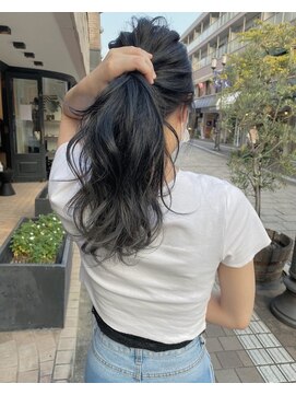 ヘアメイク ノワール(hair make noir) ネイビーブラック