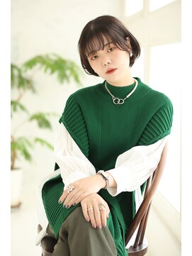 シェール(cher) 耳かけボブスタイル【cher西宮北口：三田】