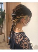20代・30代・40代似合う小顔ヘアアレンジ♪二次会ブライダル花嫁